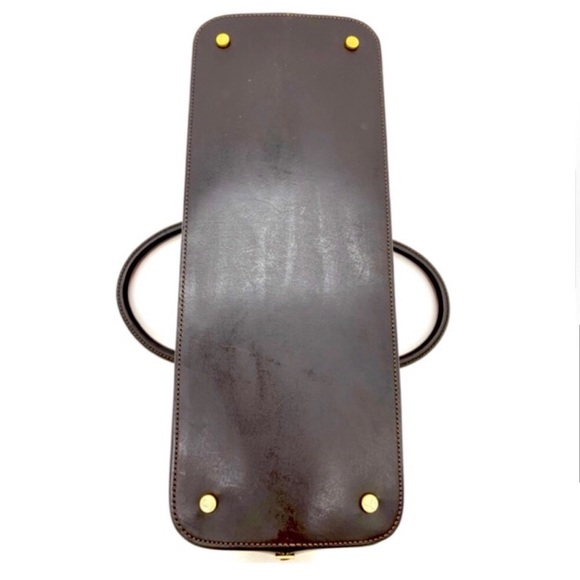 FONTANA MILANO Brown Leather PVC Bag - Picture 5 of 5